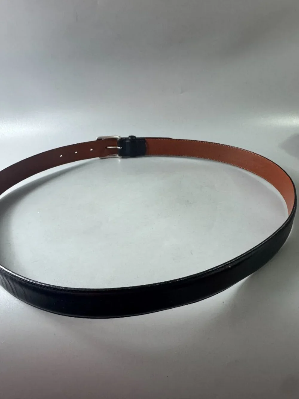 Coach 5953 Black Leather Men's Belt, Size 40'' / 100 CM
